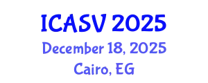 International Conference on Animal Sciences and Veterinary (ICASV) December 18, 2025 - Cairo, Egypt