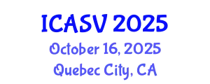 International Conference on Animal Sciences and Veterinary (ICASV) October 16, 2025 - Quebec City, Canada