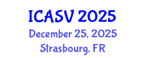 International Conference on Animal Sciences and Veterinary (ICASV) December 25, 2025 - Strasbourg, France