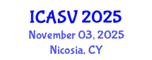 International Conference on Animal Sciences and Veterinary (ICASV) November 03, 2025 - Nicosia, Cyprus