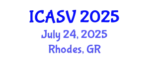 International Conference on Animal Sciences and Veterinary (ICASV) July 24, 2025 - Rhodes, Greece