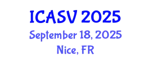 International Conference on Animal Sciences and Veterinary (ICASV) September 18, 2025 - Nice, France