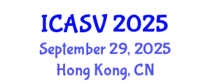 International Conference on Animal Sciences and Veterinary (ICASV) September 29, 2025 - Hong Kong, China