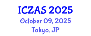 International Conference on Zoology and Animal Science (ICZAS) October 09, 2025 - Tokyo, Japan