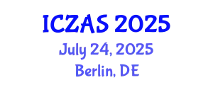 International Conference on Zoology and Animal Science (ICZAS) July 24, 2025 - Berlin, Germany