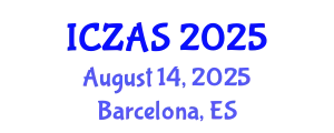 International Conference on Zoology and Animal Science (ICZAS) August 14, 2025 - Barcelona, Spain