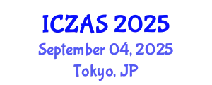 International Conference on Zoology and Animal Science (ICZAS) September 04, 2025 - Tokyo, Japan
