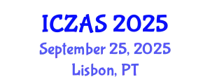 International Conference on Zoology and Animal Science (ICZAS) September 25, 2025 - Lisbon, Portugal