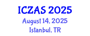 International Conference on Zoology and Animal Science (ICZAS) August 14, 2025 - Istanbul, Turkey