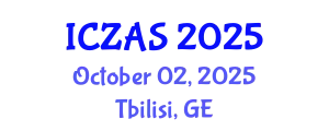 International Conference on Zoology and Animal Science (ICZAS) October 02, 2025 - Tbilisi, Georgia