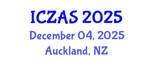 International Conference on Zoology and Animal Science (ICZAS) December 04, 2025 - Auckland, New Zealand