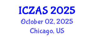 International Conference on Zoology and Animal Science (ICZAS) October 02, 2025 - Chicago, United States