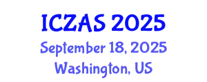 International Conference on Zoology and Animal Science (ICZAS) September 18, 2025 - Washington, United States