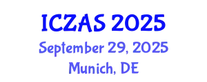 International Conference on Zoology and Animal Science (ICZAS) September 29, 2025 - Munich, Germany