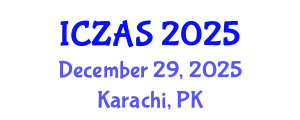 International Conference on Zoology and Animal Science (ICZAS) December 29, 2025 - Karachi, Pakistan