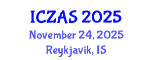 International Conference on Zoology and Animal Science (ICZAS) November 24, 2025 - Reykjavik, Iceland