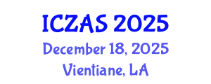 International Conference on Zoology and Animal Science (ICZAS) December 18, 2025 - Vientiane, Laos