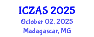 International Conference on Zoology and Animal Science (ICZAS) October 02, 2025 - Madagascar, Madagascar