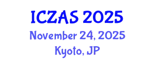 International Conference on Zoology and Animal Science (ICZAS) November 24, 2025 - Kyoto, Japan