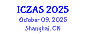 International Conference on Zoology and Animal Science (ICZAS) October 09, 2025 - Shanghai, China