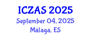 International Conference on Zoology and Animal Science (ICZAS) September 04, 2025 - Málaga, Spain