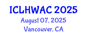 International Conference on Livestock Health, Welfare and Animal Care (ICLHWAC) August 07, 2025 - Vancouver, Canada