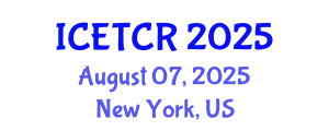 International Conference on Energy Technologies and Coal Reserves (ICETCR) August 07, 2025 - New York, United States