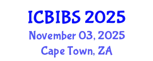 International Conference on Bioenergy and Innovative Biorefining Systems (ICBIBS) November 03, 2025 - Cape Town, South Africa
