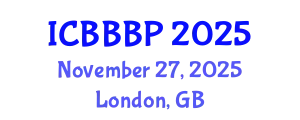 International Conference on Bioenergy, Biogas and Biogas Production (ICBBBP) November 27, 2025 - London, United Kingdom