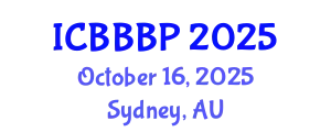 International Conference on Bioenergy, Biogas and Biogas Production (ICBBBP) October 16, 2025 - Sydney, Australia