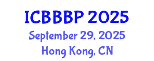 International Conference on Bioenergy, Biogas and Biogas Production (ICBBBP) September 29, 2025 - Hong Kong, China