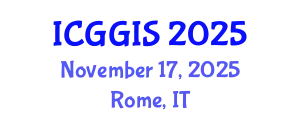 International Conference on Geosciences and Geographic Information Systems (ICGGIS) November 17, 2025 - Rome, Italy