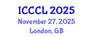 International Conference on Contrastive and Corpus Linguistics (ICCCL) November 27, 2025 - London, United Kingdom
