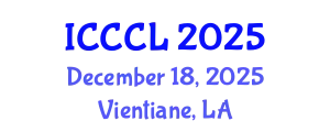 International Conference on Contrastive and Corpus Linguistics (ICCCL) December 18, 2025 - Vientiane, Laos