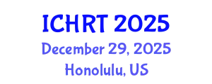 International Conference on Human Rights and Terrorism (ICHRT) December 29, 2025 - Honolulu, United States