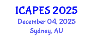 International Conference on Advanced Pedagogy and Educational Sciences (ICAPES) December 04, 2025 - Sydney, Australia