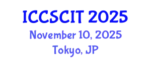 International Conference on Computer Science, Cybersecurity and Information Technology (ICCSCIT) November 10, 2025 - Tokyo, Japan