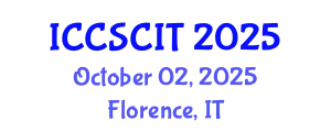International Conference on Computer Science, Cybersecurity and Information Technology (ICCSCIT) October 02, 2025 - Florence, Italy