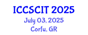 International Conference on Computer Science, Cybersecurity and Information Technology (ICCSCIT) July 03, 2025 - Corfu, Greece