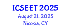 International Conference on Science Education and Effective Teaching (ICSEET) August 21, 2025 - Nicosia, Cyprus