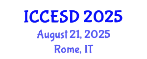 International Conference on Civil Engineering and Sustainable Designs (ICCESD) August 21, 2025 - Rome, Italy
