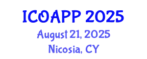 International Conference on Organic Agriculture and Plant Protection (ICOAPP) August 21, 2025 - Nicosia, Cyprus