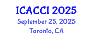 International Conference on Agriculture and Climate Change Impacts (ICACCI) September 25, 2025 - Toronto, Canada