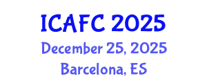 International Conference on Agriculture and Field Crops (ICAFC) December 25, 2025 - Barcelona, Spain