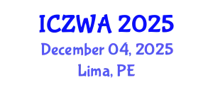International Conference on Zoology and Wild Animals (ICZWA) December 04, 2025 - Lima, Peru