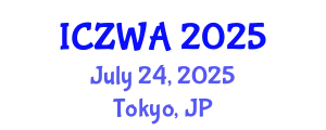 International Conference on Zoology and Wild Animals (ICZWA) July 24, 2025 - Tokyo, Japan