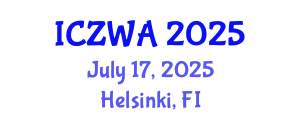International Conference on Zoology and Wild Animals (ICZWA) July 17, 2025 - Helsinki, Finland