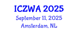 International Conference on Zoology and Wild Animals (ICZWA) September 11, 2025 - Amsterdam, Netherlands