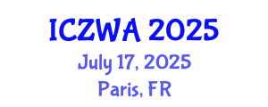 International Conference on Zoology and Wild Animals (ICZWA) July 17, 2025 - Paris, France