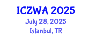 International Conference on Zoology and Wild Animals (ICZWA) July 28, 2025 - Istanbul, Turkey